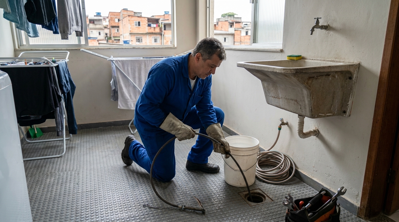 Desentupimento de Ralos Externos em Palhoça‑SC