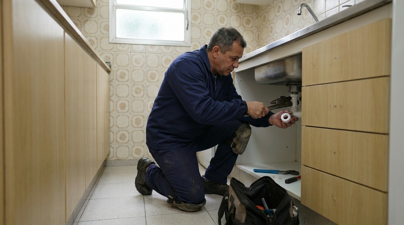 Desentupimento de Pia em Palhoça‑SC