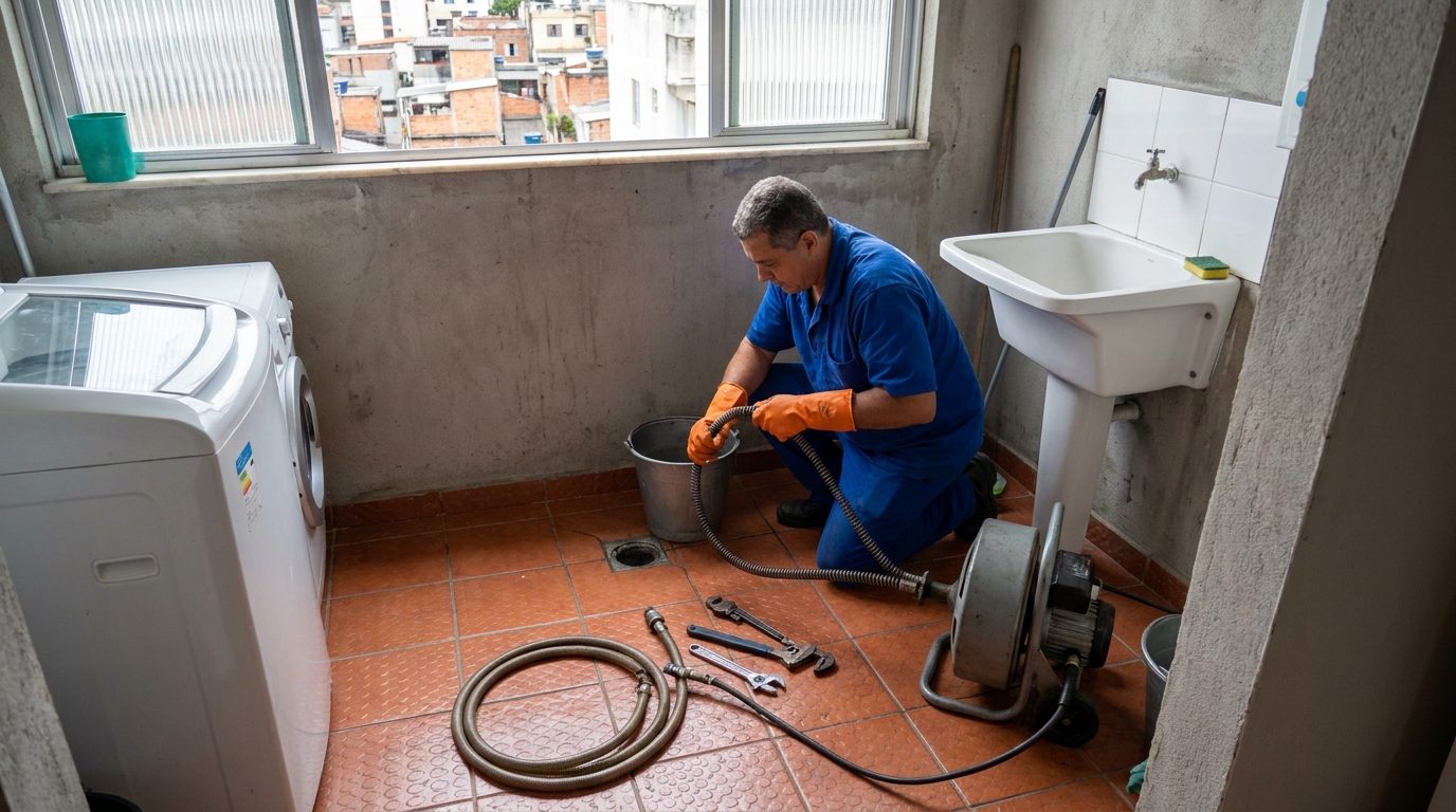 Limpeza Profunda de Ralos em Palhoça‑SC